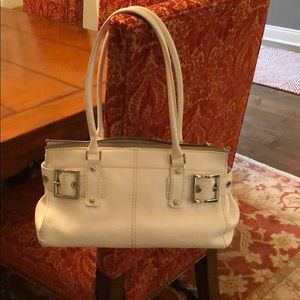 White Leather Rafe purse